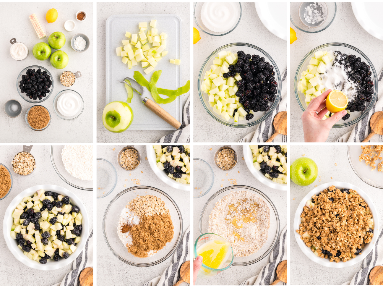 Apple Blackberry Crumble (Exclusive)