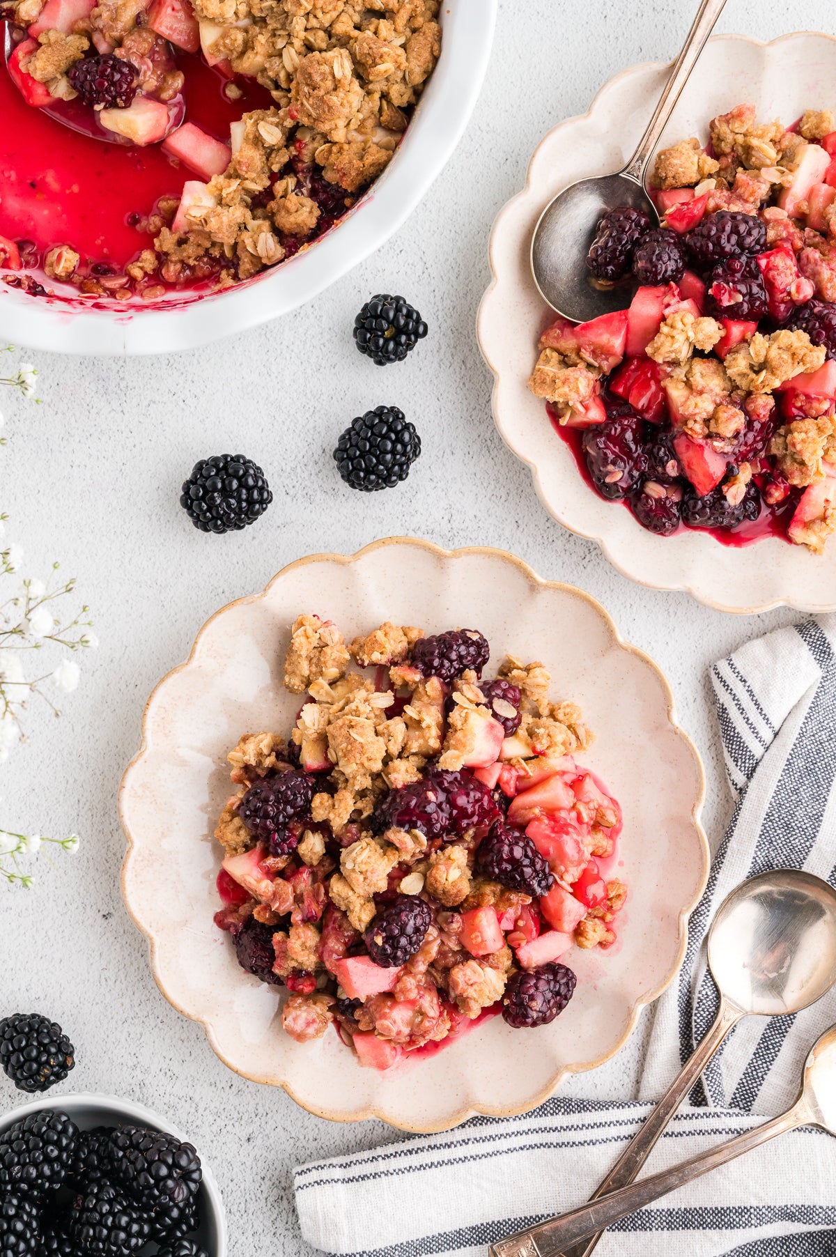Apple Blackberry Crumble (Exclusive)