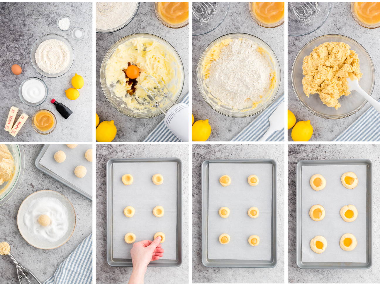 Lemon Thumbprint Cookies (Exclusive)