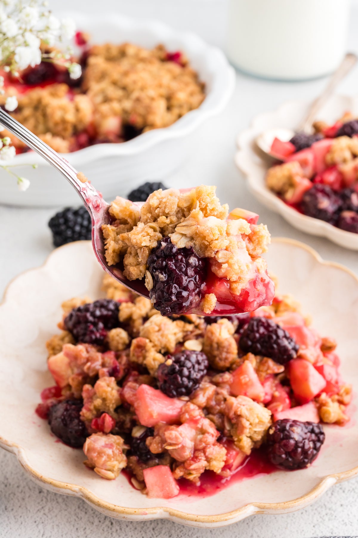 Apple Blackberry Crumble (Exclusive)