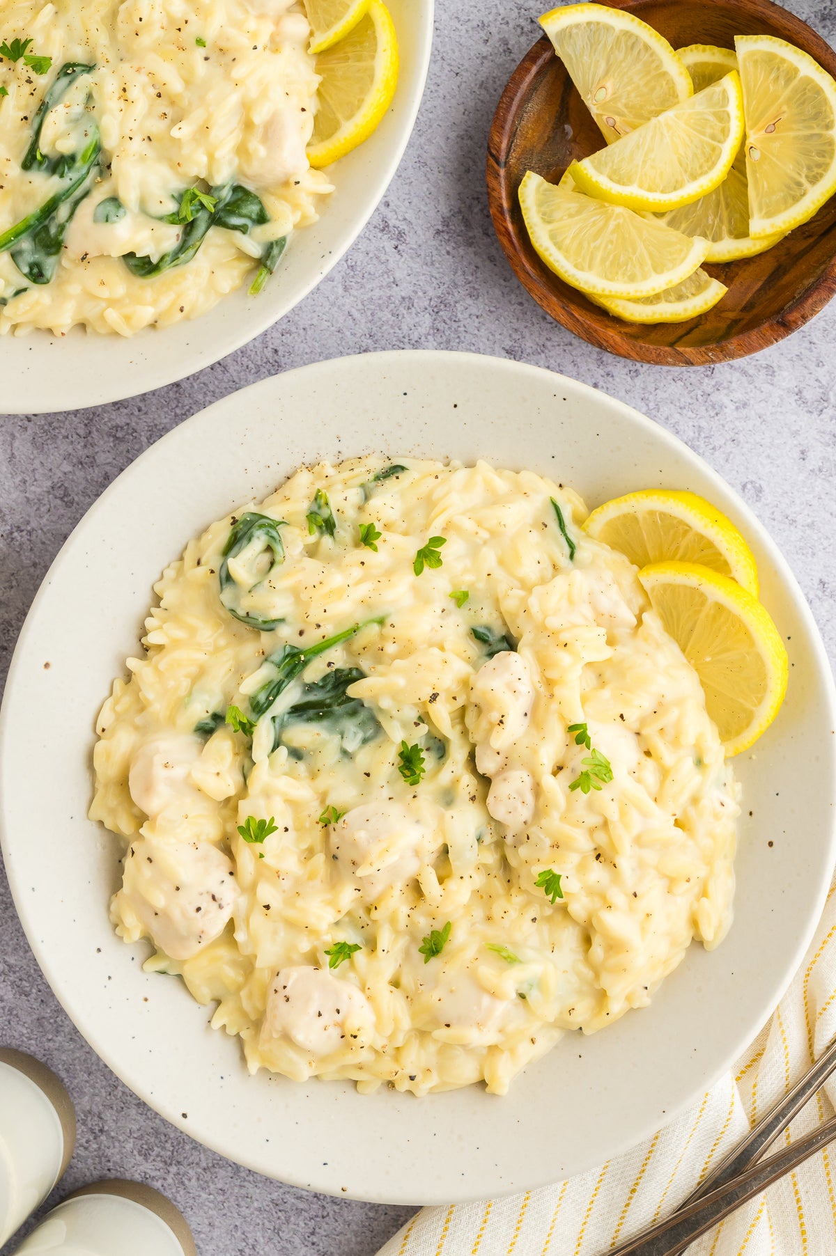 Creamy Lemon Chicken and Orzo (Exclusive)