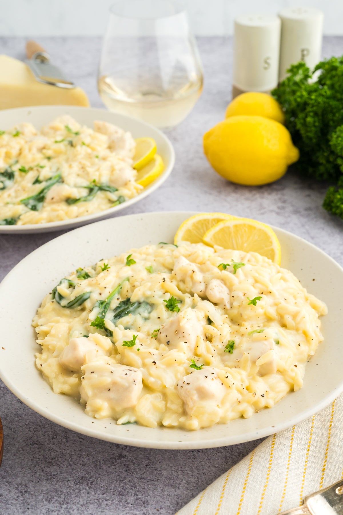 Creamy Lemon Chicken and Orzo (Exclusive)