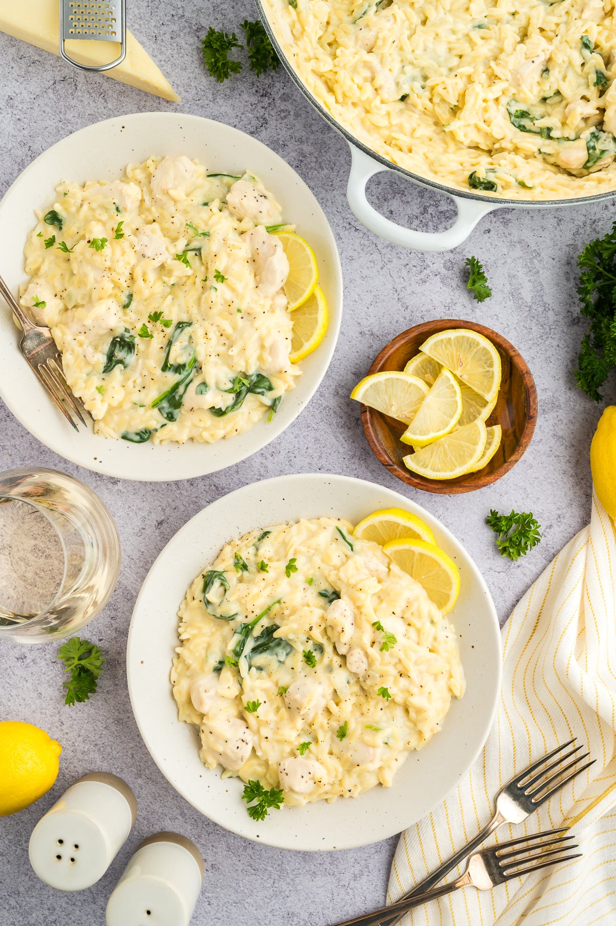 Creamy Lemon Chicken and Orzo (Exclusive)