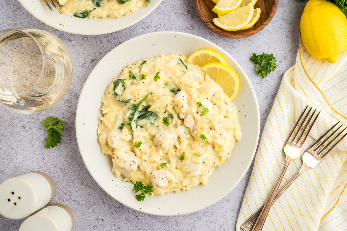 Creamy Lemon Chicken and Orzo (Exclusive)