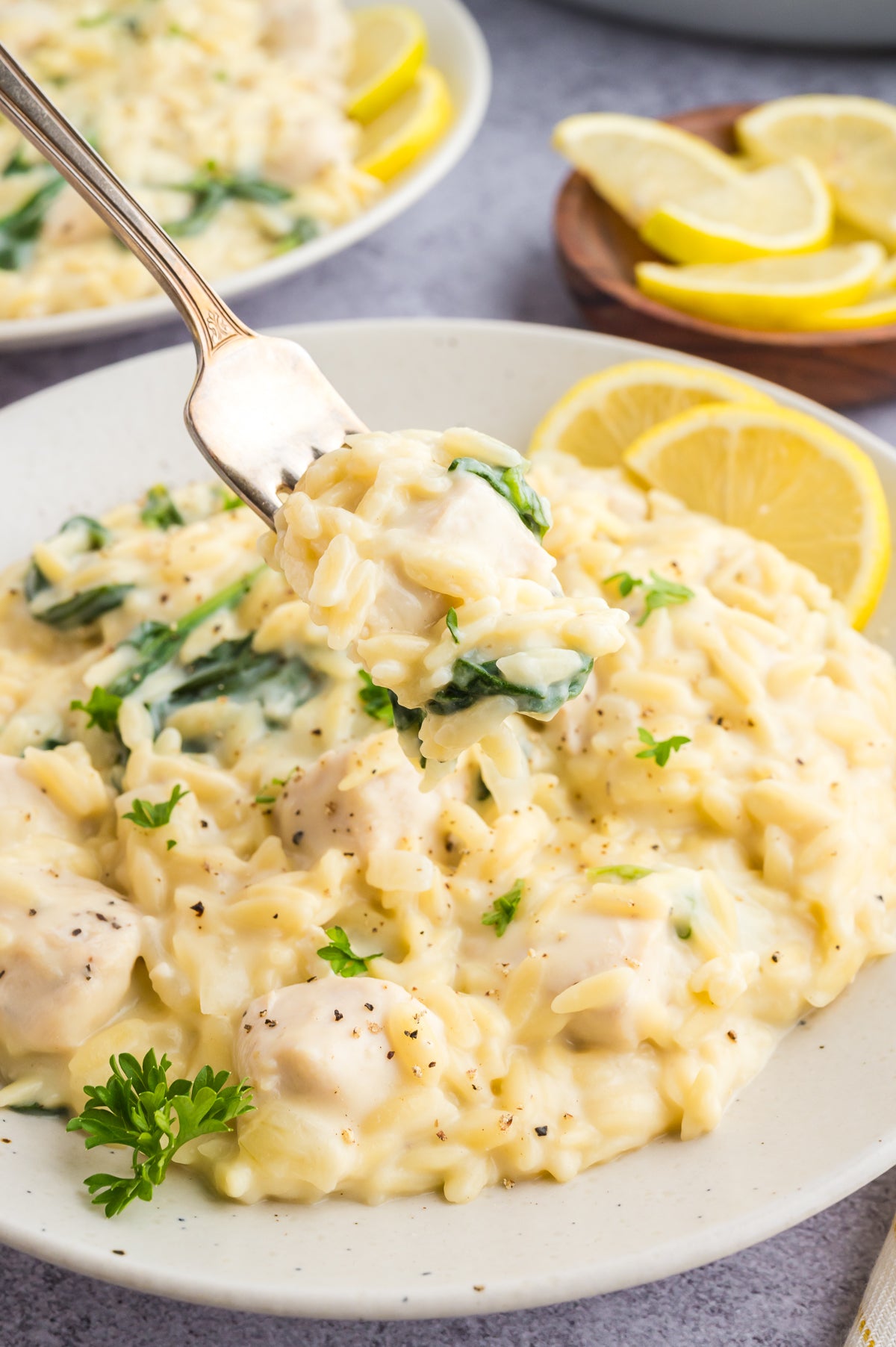 Creamy Lemon Chicken and Orzo (Exclusive)