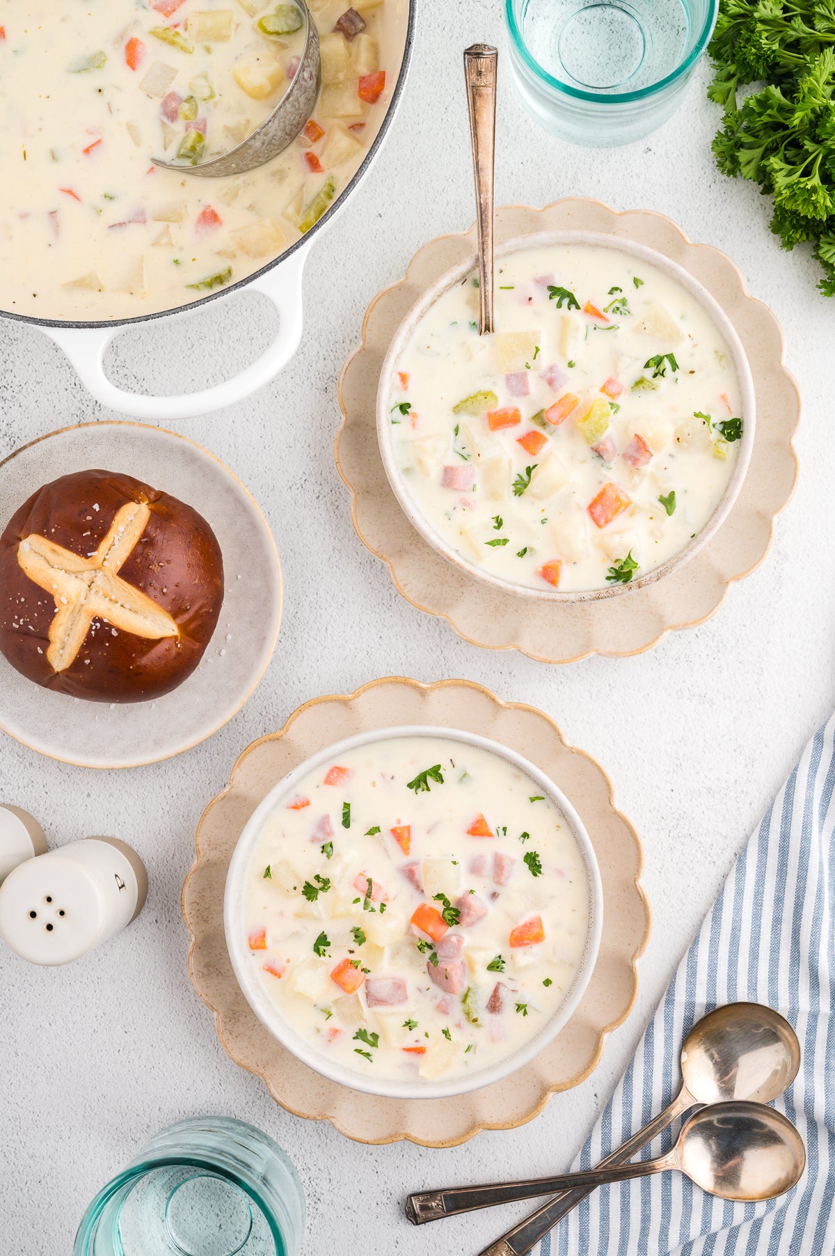 Creamy Ham and Potato Soup (Exclusive)