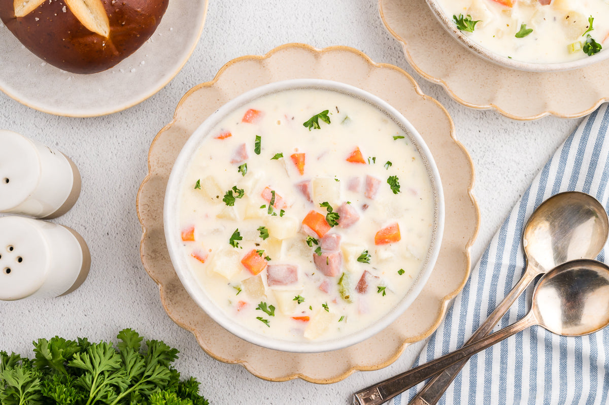 Creamy Ham and Potato Soup (Exclusive)