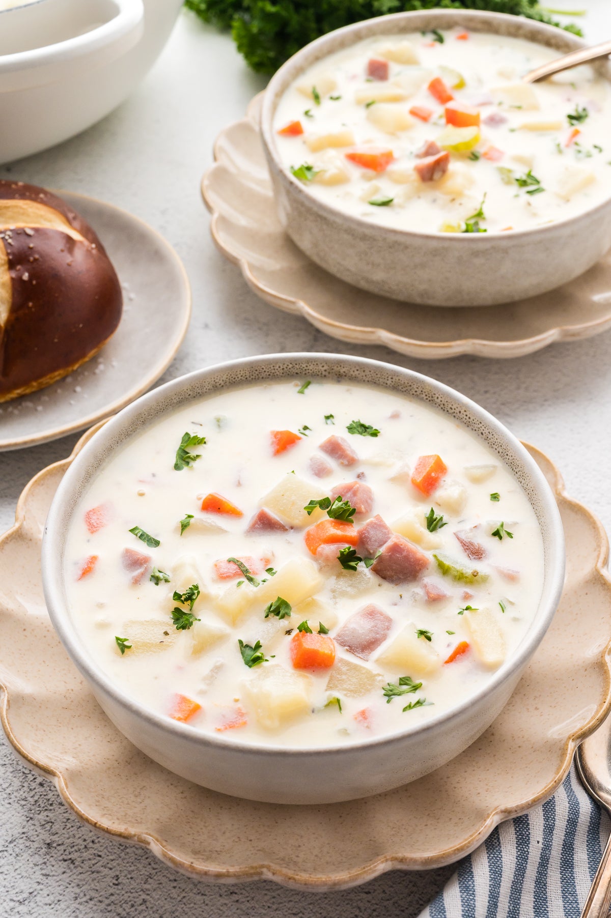 Creamy Ham and Potato Soup (Exclusive)