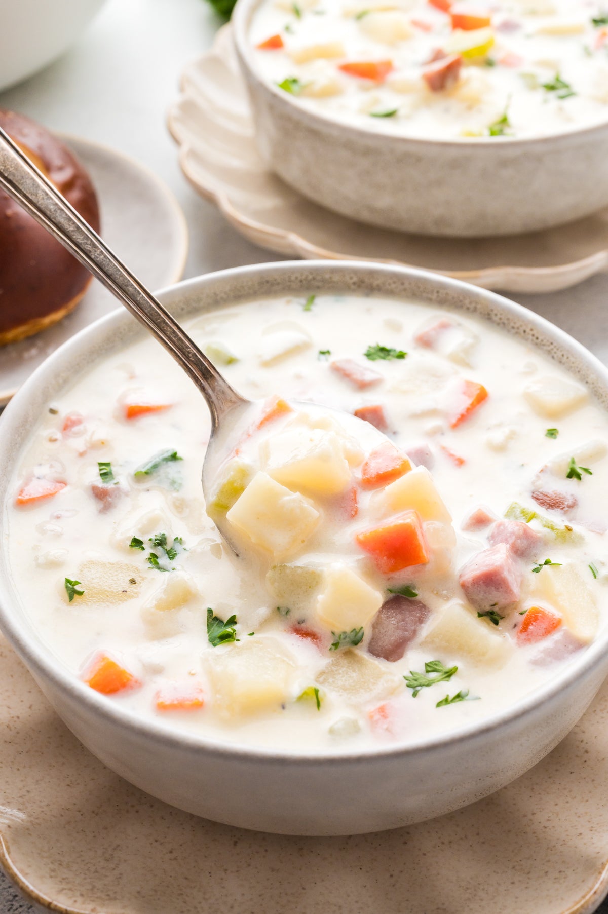 Creamy Ham and Potato Soup (Exclusive)