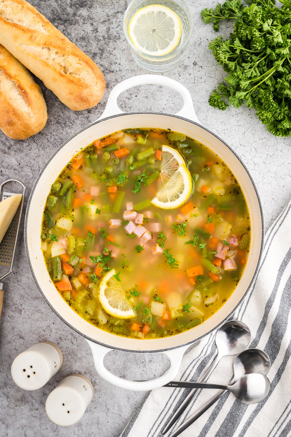 Ham, Potato and Green Bean Soup (Exclusive)