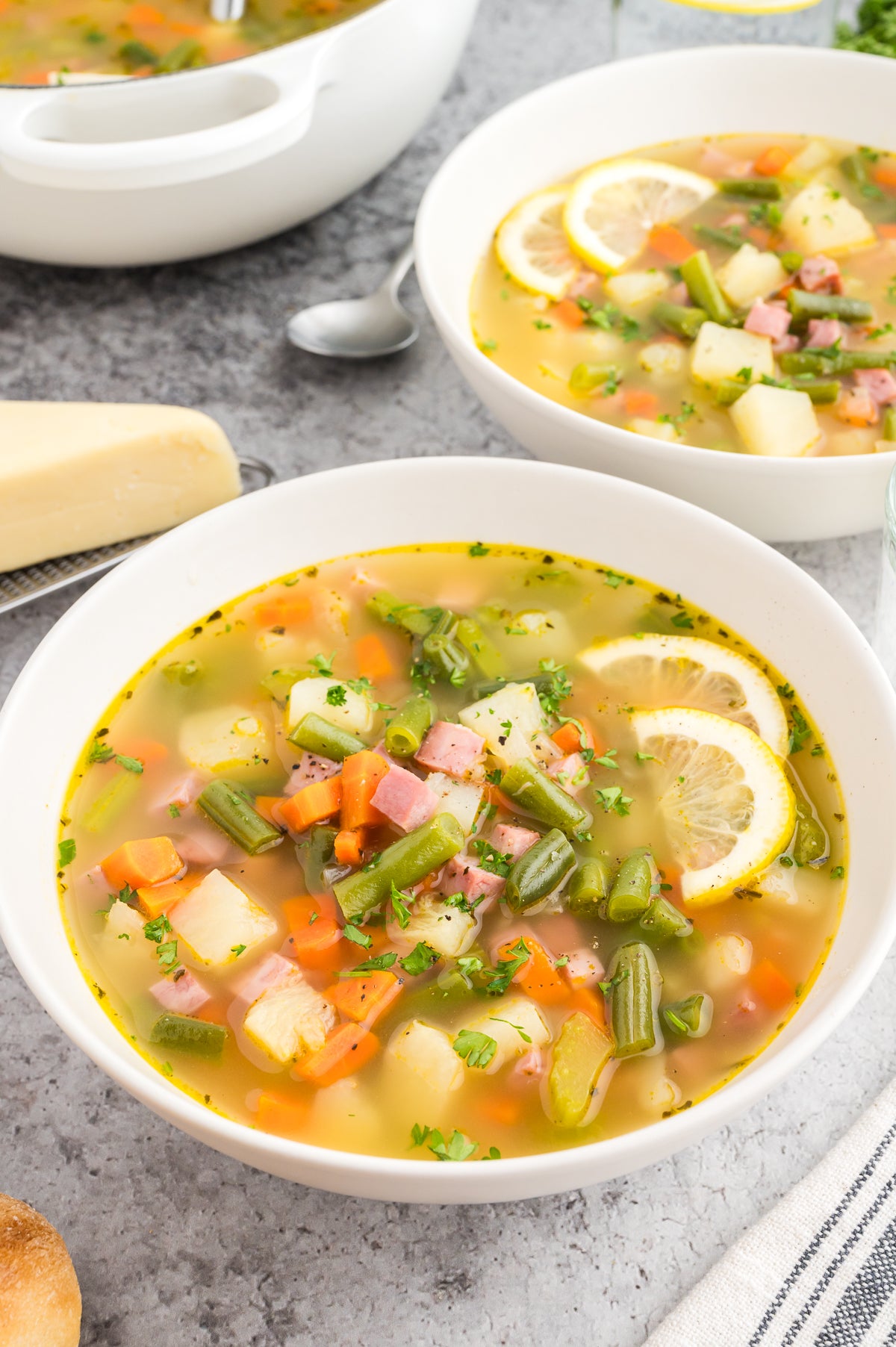 Ham, Potato and Green Bean Soup (Exclusive)