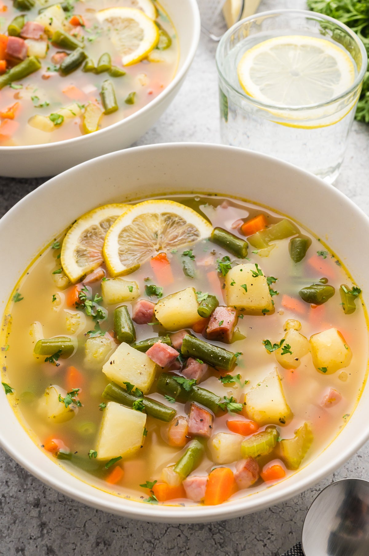 Ham, Potato and Green Bean Soup (Exclusive)