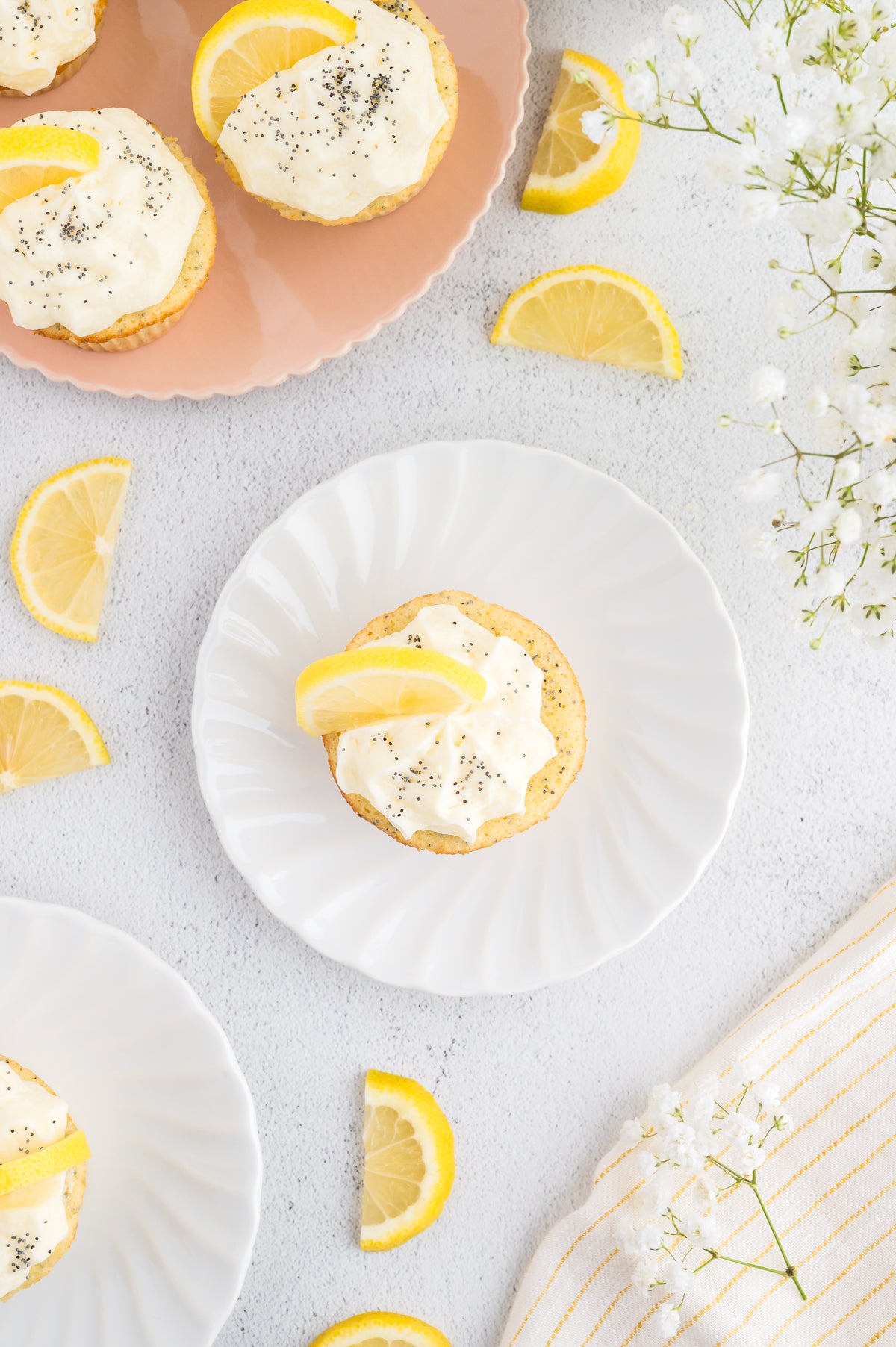 Lemon Poppyseed Cupcakes (Unique Semi Exclusive Set One)