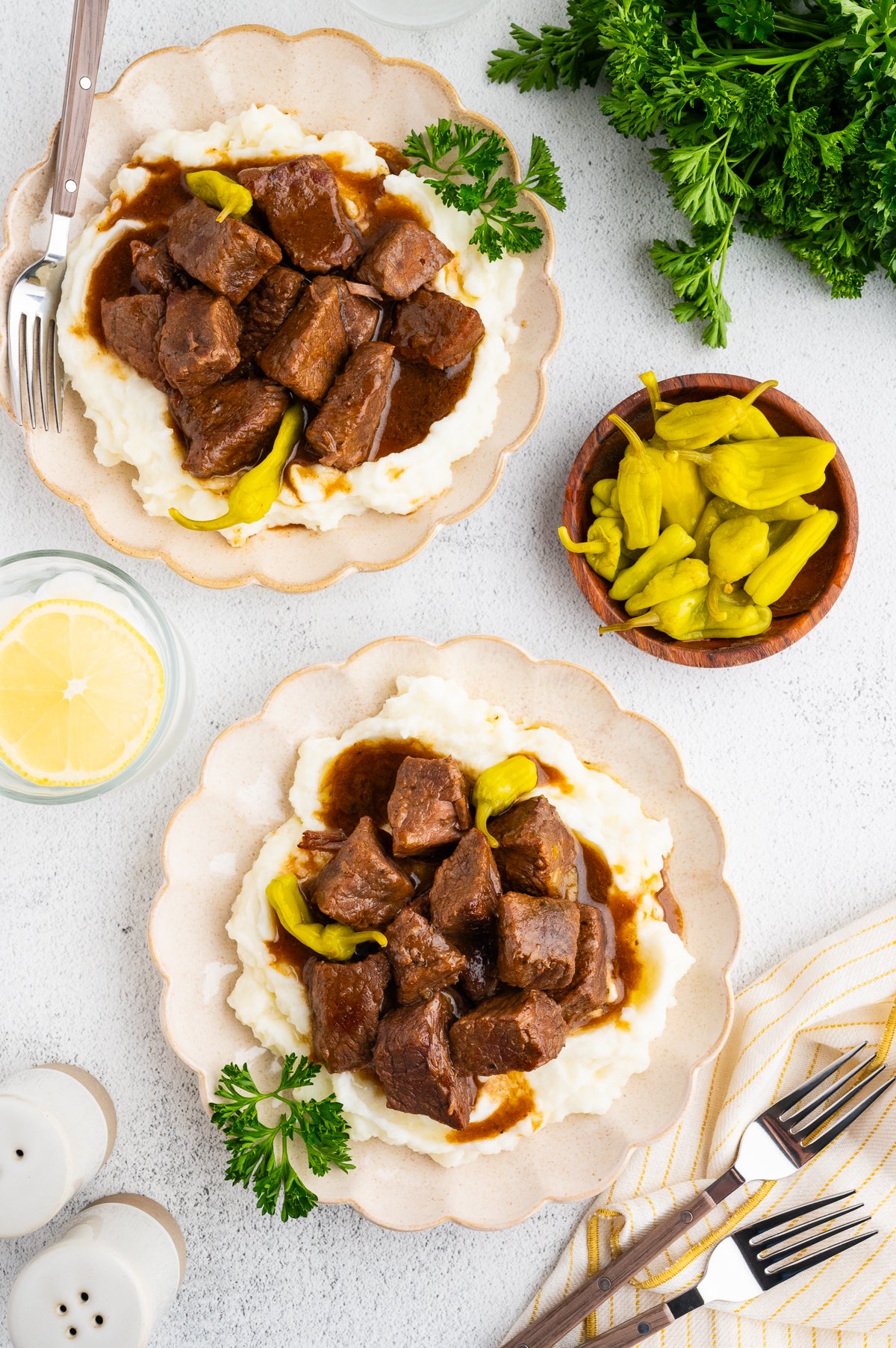 Slow Cooker Mississippi Steak Bites (Unique Semi-Exclusive Set 1)