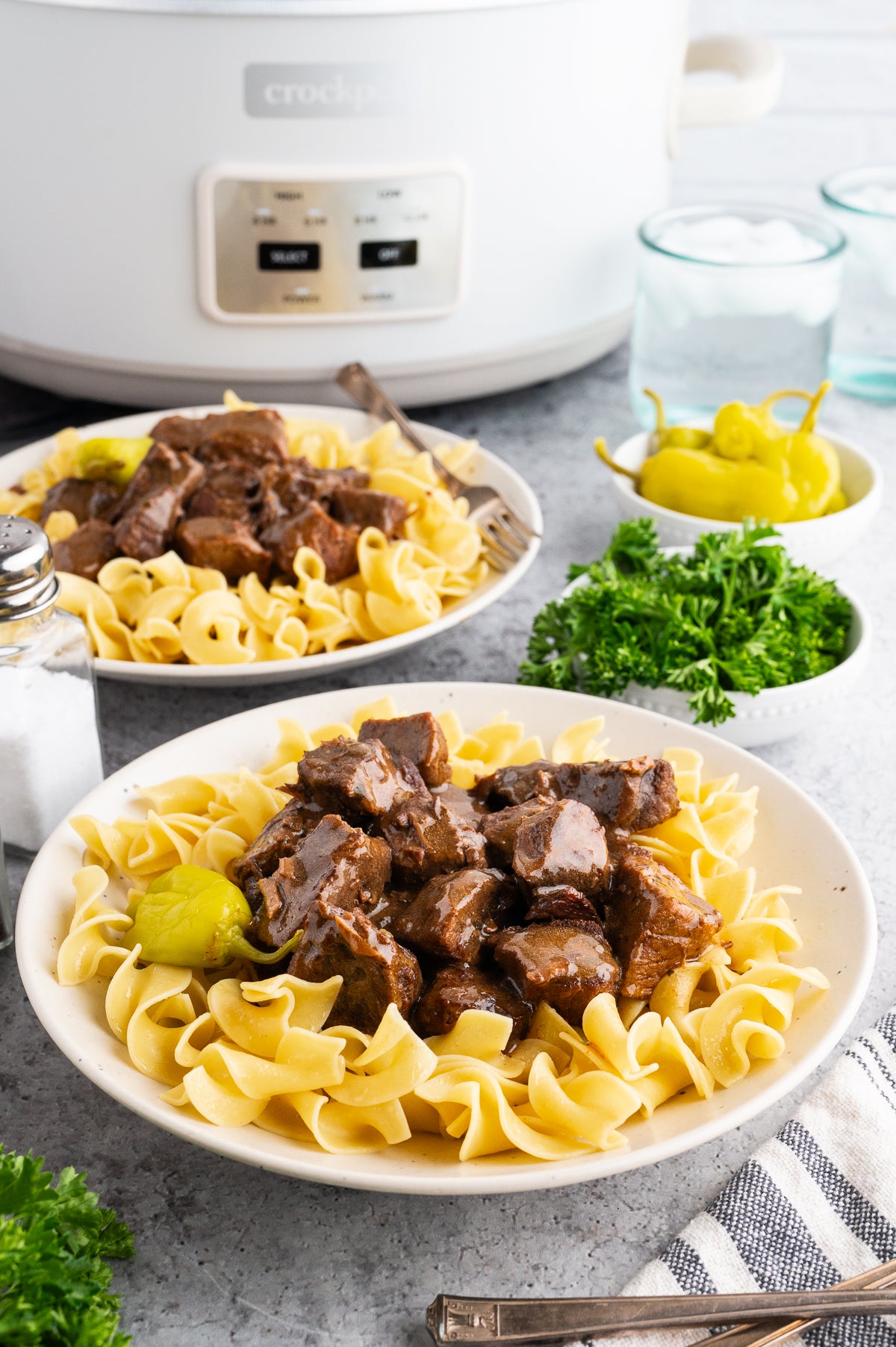 Slow Cooker Mississippi Steak Bites (Unique Semi-Exclusive Set 2)